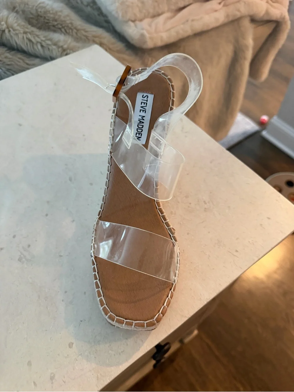 Steve Madden Meridian Espadrilles - Clear